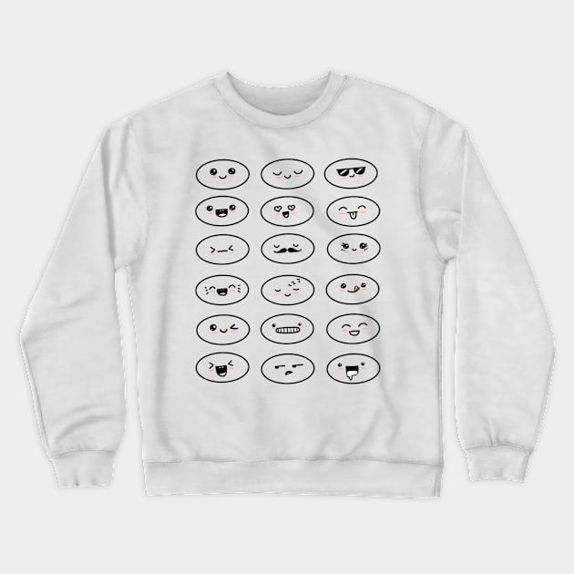 Many little smilies Crewneck Sweatshirt by Arpi Design Studio